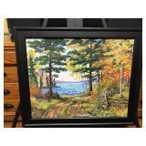 Oil on Board Landscape by JRN