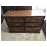 Maple Double Dresser 6 Drawers