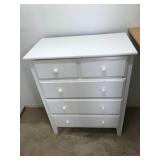 Pressed Wood White Dresser