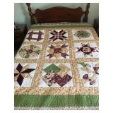 Machine-Made King-Sized Quilt