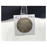 1923 Silver Peace Dollar Coin