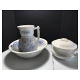 Wash Bowl, Pitcher, and Chamber Pot