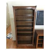 Oak Bookshelf With Six Shelves