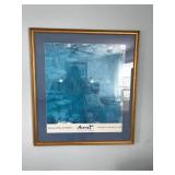 Framed Museum of Fine Arts Monet Poster