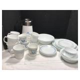 Corelle and Corning Dinnerware Set
