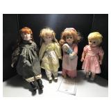 Four Dolls with COA