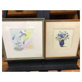 Framed Floral Paintings