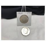 2 1964 Kennedy Half Dollars Set
