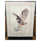 Hugh Hertle Owl Print, 22ï¿½28