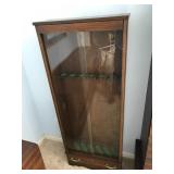 Pine Gun Safe with Glass Doors