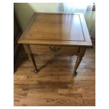 Cherry Side Table with 1 Drawer