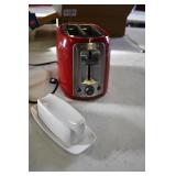 Black and Decker Toaster and Butter Dish