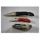 3 Pocket Knives