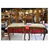 Pair of Solid Wood Dining Chairs