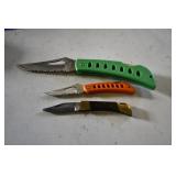 3 Pocket Knives