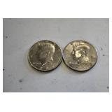 Pair of Kennedy 1/2 Dollars