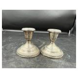 Weighted Sterling Candlesticks
