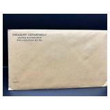 Unopened 1962 US Mint Coin Set Envelope