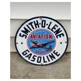Smith-O-Lene Gasoline Metal Sign