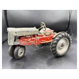 Hubley Cast Iron Red Toy Tractor