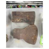 Two Vintage Axe Heads