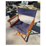 Wooden Directorï¿½s Chair with Canvas Seat