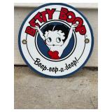 Betty Boop Porcelain Steel Sign
