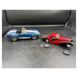 Diecast Model Cars: Cobra and Bugatti