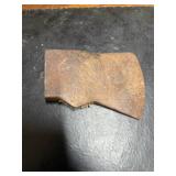 Rustic Metal Axe Head Without Handle