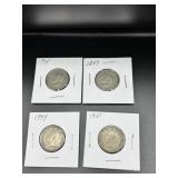 1948-1951 Canadian Silver Quarter Lot