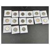 15 Canadian Quarters (1966-1980)