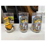 3 Muppets Glasses with Colorful Graphics