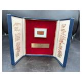 Independence Hall Wood Display With Signatures