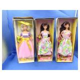 3 Spring Barbies