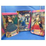 2 American Stories Collection & 1 NASCAR Barbies