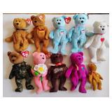 Collection of Ty Beanie Baby Bears