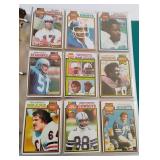 Binder of Football Cards