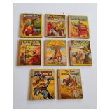 (8) 1949 Miniature Cowboy Books