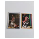 (2) Michael Jordan Basketball Cards