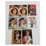 (8) Larry Bird Basketball Cards