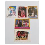 (5) Michael Jordan Basketball Cards