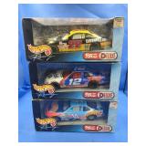 3 Hot Wheels Racing 1:24 Scale Race Cars