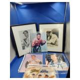 2 Framed & 4 Sleeved Sports Photos-Read Details