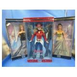 3 Collector Edition Barbies
