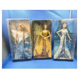 3 Pink Label Barbies