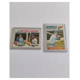 (2) 1977 Topps George Brett Cards