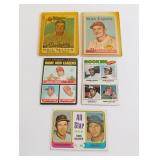(5) Older Baseball Cards - Read Details