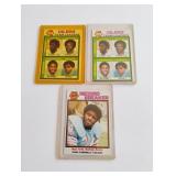 (3) 1979 Topps Earl Campbell Cards