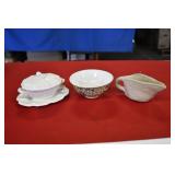 Sugar Bowl, Clay Creamer, Decorative Bowl