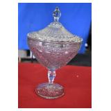 Indiana Glass Rosettes & Pinwheels Compote